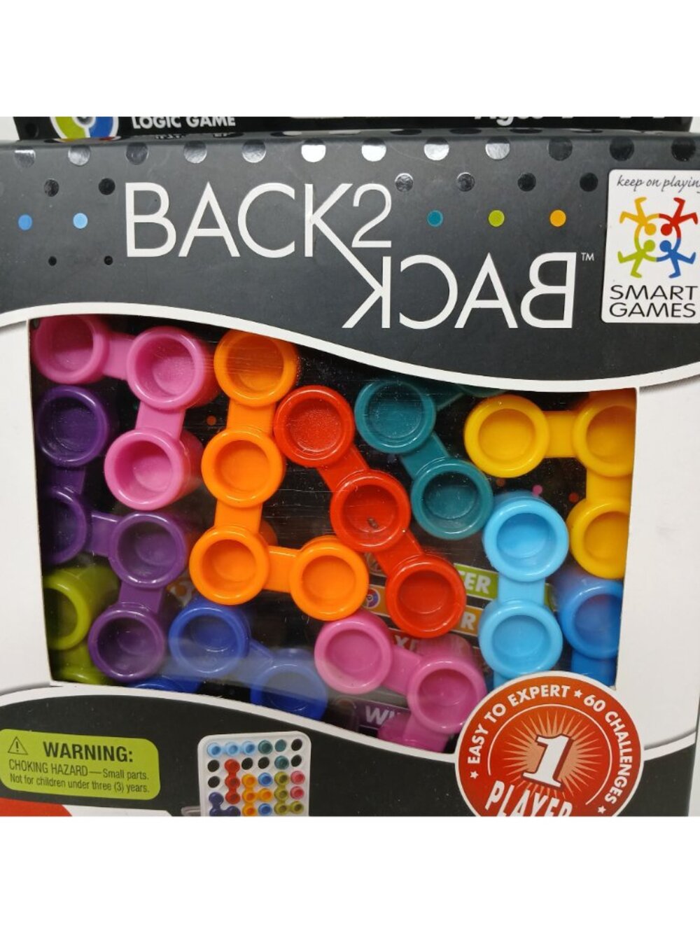 Back-2-Back SmartGames Ages 7+ Award Winning Game 60 Challenges SmartToys #GS-7 - Picture 9 of 9